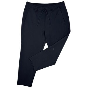 Lululemon City Sleek Sweatpants Womens Size 12 Black Cropped Athleisure Comfort